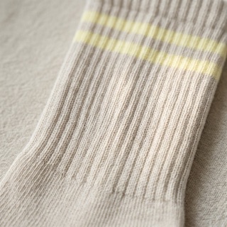 STROMA — rib knit close-up with cuff stripes